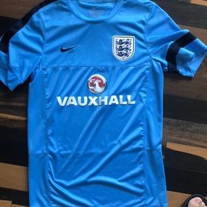 Size S England Pre Match Soccer Jersey